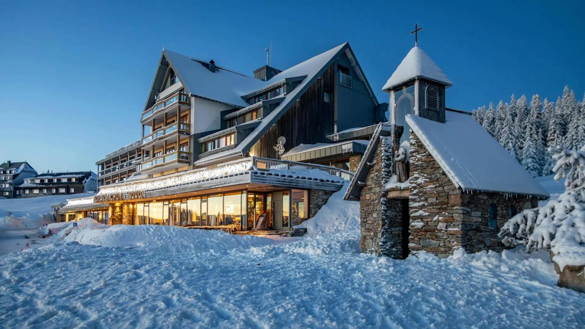 圣弗朗蒂舍克度假胜地 - 俄里拜科夫布达酒店 Špindlerŭv Mlýn
